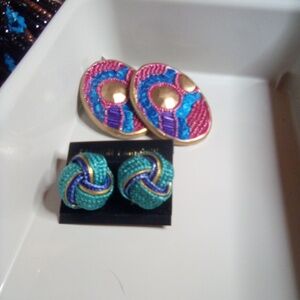 2 pair earrings